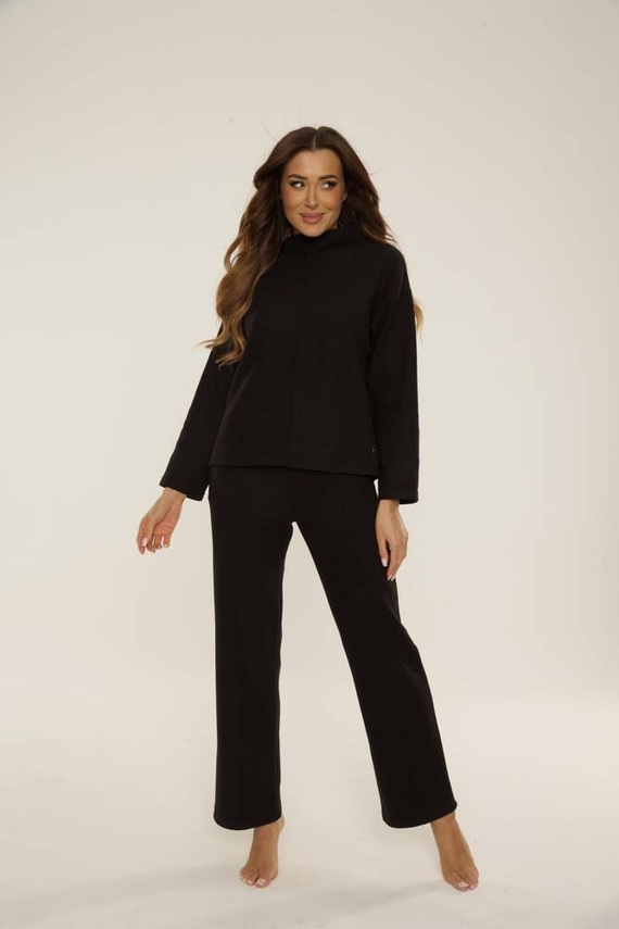 808 Дамски спортен костюм Maple forex - черен