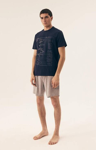 42598 Мъжка сърф пижама Core Henderson - тъмносиня