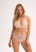 Бежов полуомекотен сутиен