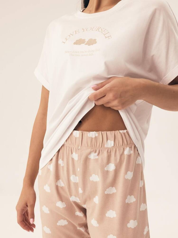 42646 Дамска пижама Nubes Henderson - бежова