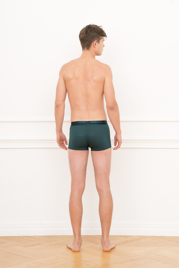 Мъжки боксерки Umberto Италианска мода - тъмнозелени