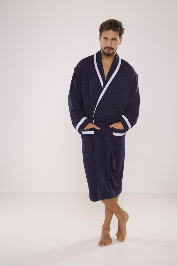 564 Мъжки халат Bruno De Lafense - деним