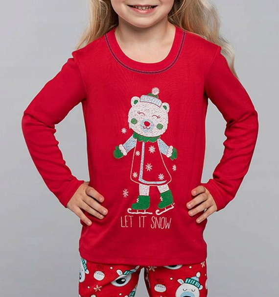 Czoka Пижама за момичета Италианска мода - червена