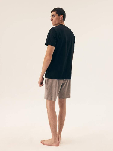 42634 Премиум мъжка пижама Dare Henderson - черна