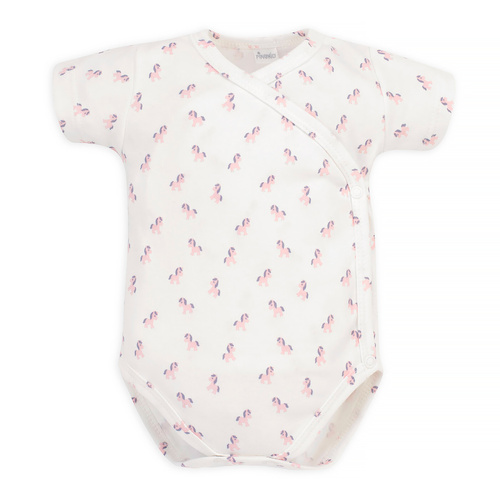 Lovely Day Envelope боди с къс ръкав Пинокио ​​- екрю коне