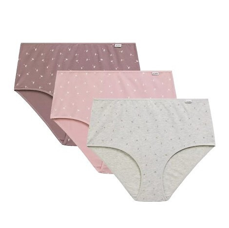 3LP-222 Maxi Дамски бикини Atlantic - сиво-розово-розово