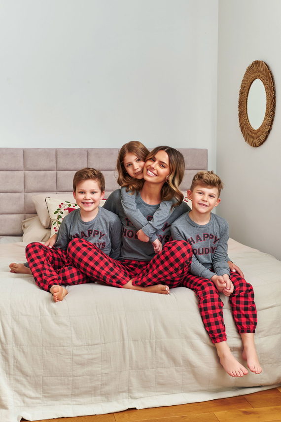 7345 Детска пижама Doctor Nap Dark Grey - 100% памук