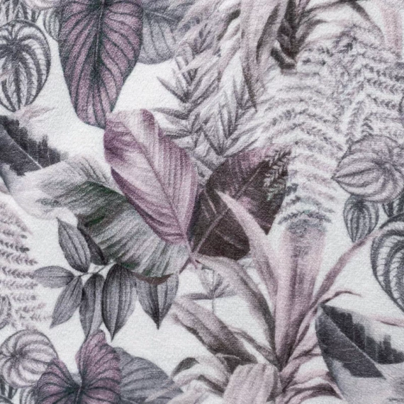 Davos 2 Одеяло за легло листа Eurofirany лилаво сиво