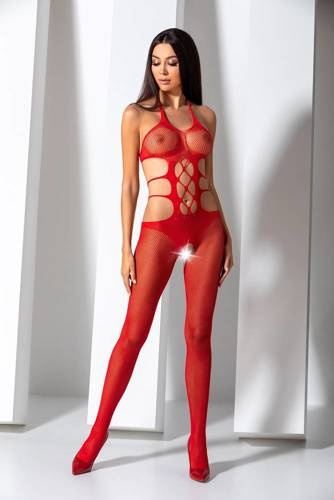 BS084 Bodystocking Passion czerwony