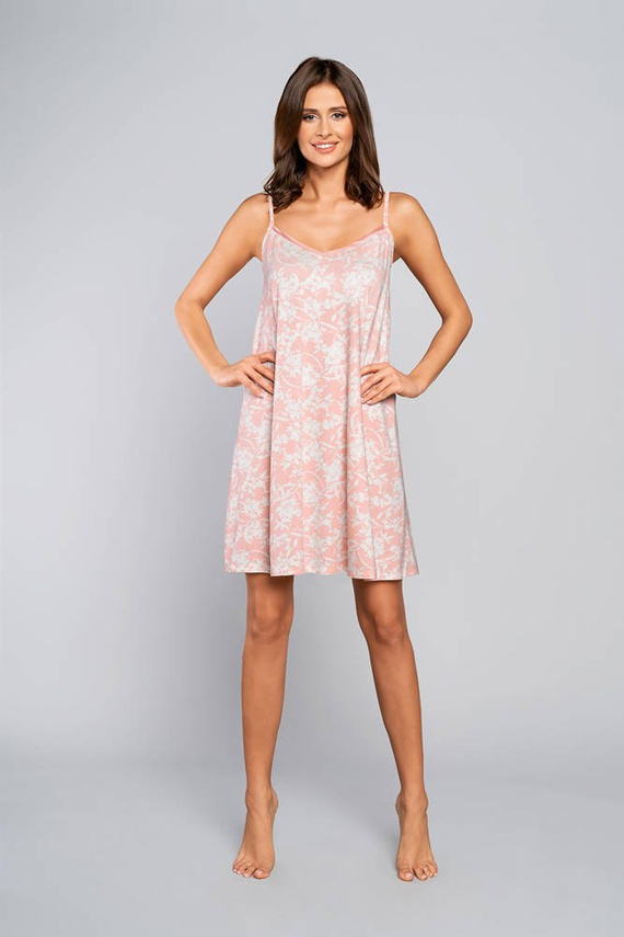 Нощница Breeze, с тясна презрамка Италианска мода - сьомга 