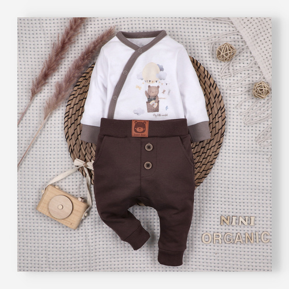 Боди Nini Balloon Friends 100% органичен памук, произведено в Полша