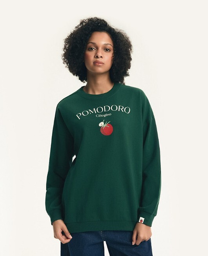 Дамска блуза Dessie Henderson от памук, леко подплатена, с принт