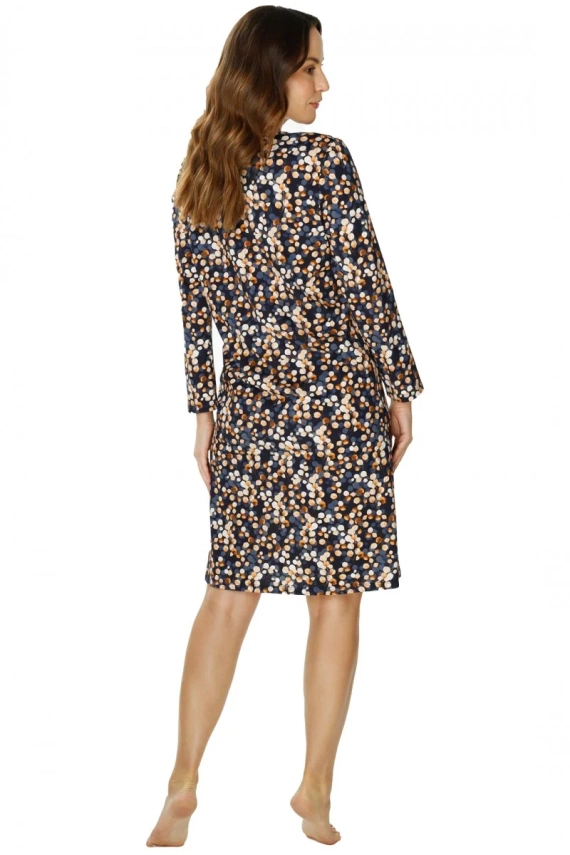 86675 Нощница Lucy Seagull, кафява щампа