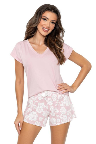 Дамска пижама Rosalia Short Donna - розова