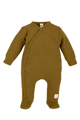 02249GB Бебешки гащеризон "Natural Waffel" Makoma златисто кафяв