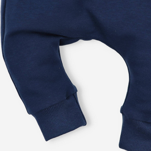 ABN-4517/GRA Спортен панталон с джоб от органичен памук Nini, тъмносин