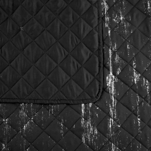 Декоративно покривало Blink 1 Design91 черно/сребристо