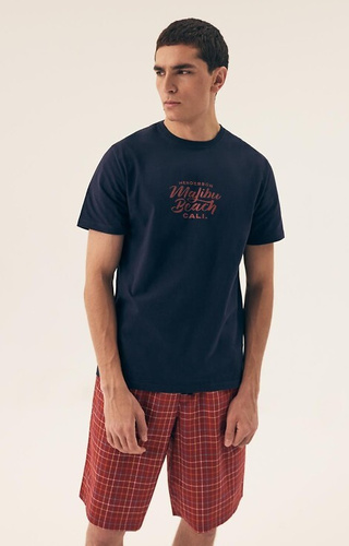 42622 Премиум мъжка пижама Dash Henderson - тъмносиня