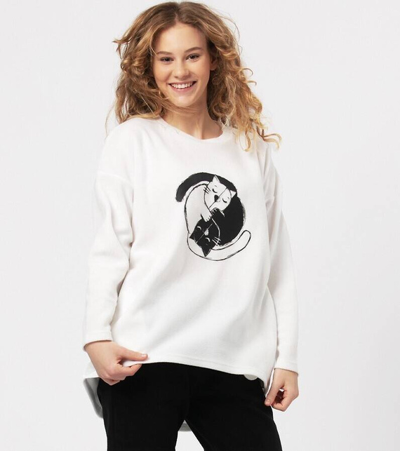 LHS 922 Soft Key дамска пижама екрю черно