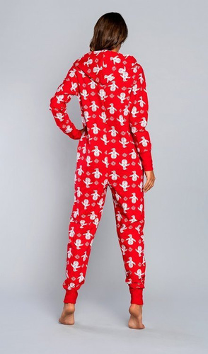 Дълъг дамски гащеризон Nana Италианска мода - червен 