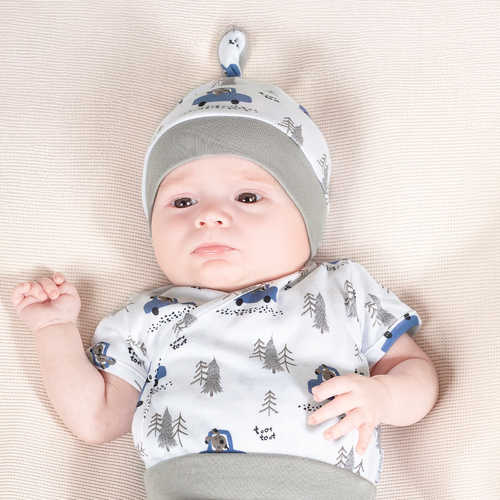 214094 Муки Боди с къс ръкав и ципове Никол