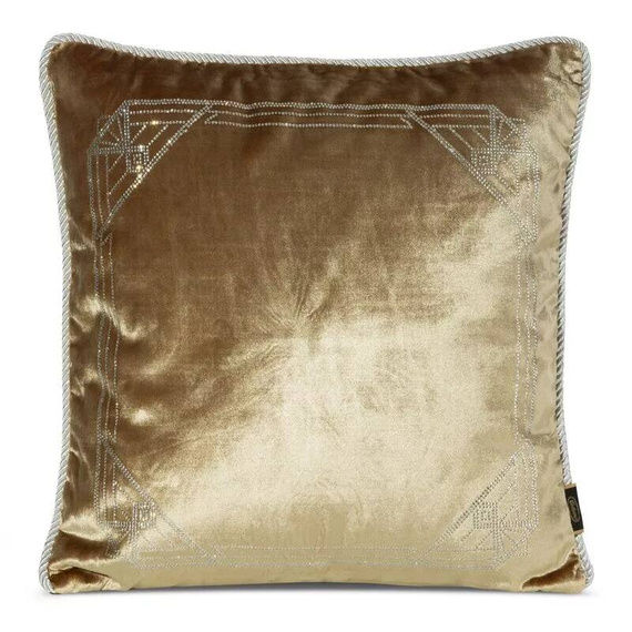 Royal 9 велурена калъфка с кристали Eurofirany мед