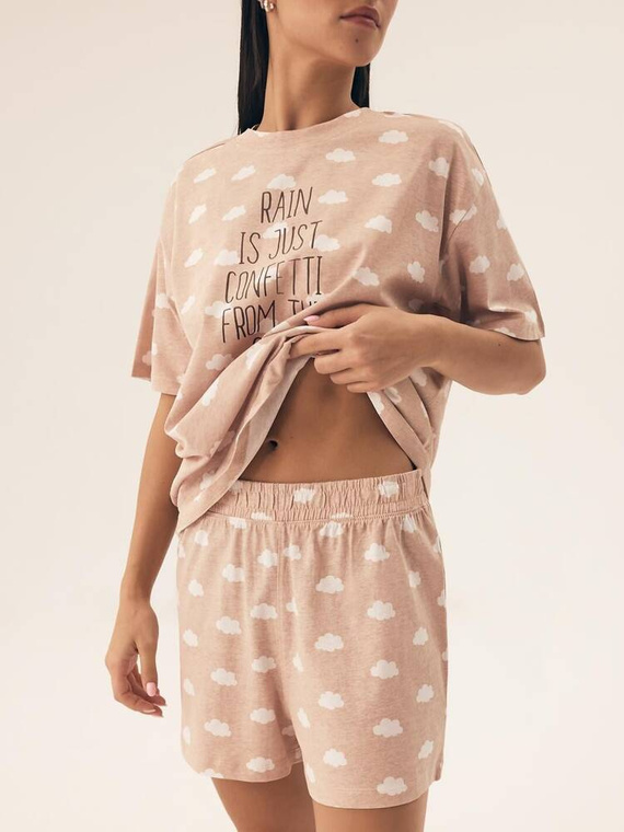 42647 Дамска пижама Nubes Henderson - бежова