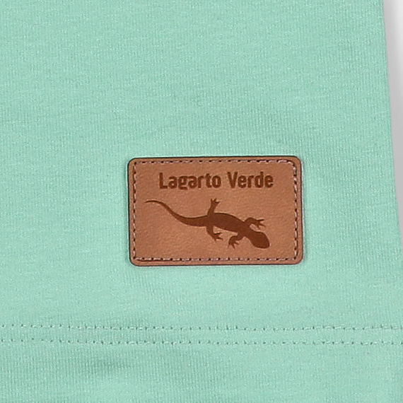 KAR-2002/PIS Момчешка тениска в цвят шам фъстък Lagarto Verde