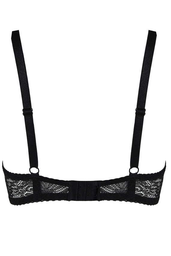 19237 Fancy Milano Bralette Black – дантелен сутиен без банели