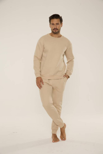 813 Indigo Мъжки спортен костюм от De Lafense - пясъчен