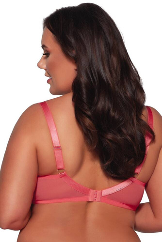 2075 Coral Полуподплатен сутиен Ava - корал