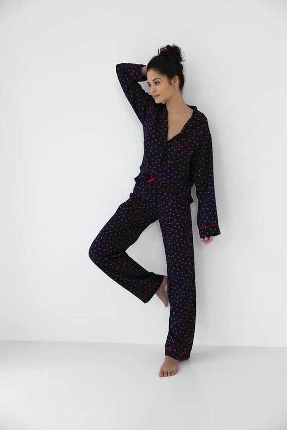 Дамска пижама Sophia Sensis - тъмносиня