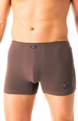 Мъжки боксерки MXH 706 Key brown - памучни, удобни, в елегантна кутия
