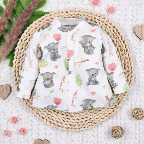 Nini Бебешка Жилетка Sweet Koala 100% Органичен Памук – Полско Производство