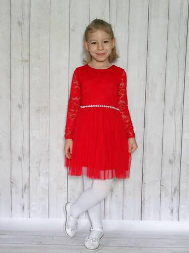 Рокля с дълъг ръкав Angel II Bambarillo, червена