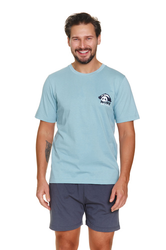 7232 Мъжка пижама Doctor Nap - ледено синьо