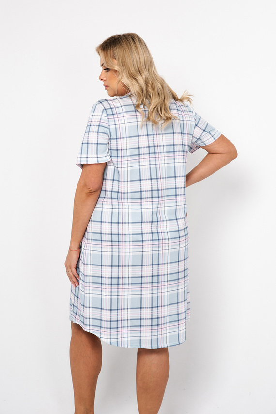 Нощница с къс ръкав Allison Италианска мода - принт