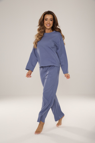 886 Butter Дамски спортен костюм от De Lafense - домашно облекло от трикотаж "butter", деним