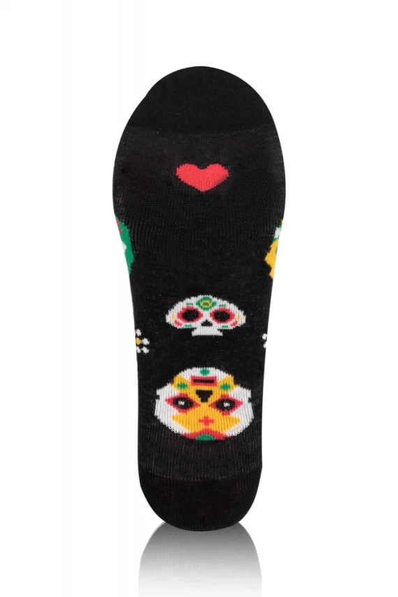 S134D Muerto Дълги чорапи Италианска мода - черни