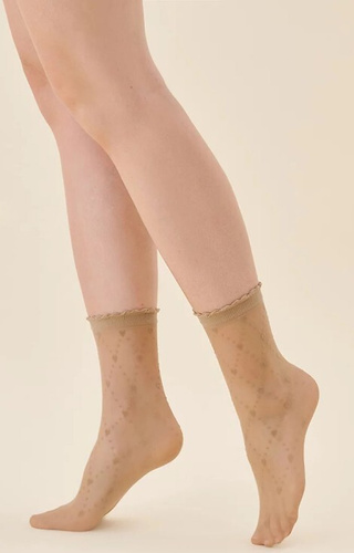 610 Suni Дамски чорапи 20 den Gabriella - бежови