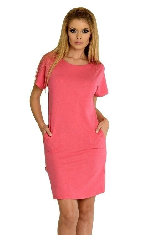 523 Нощна риза Paula kr. ръкав - mocca