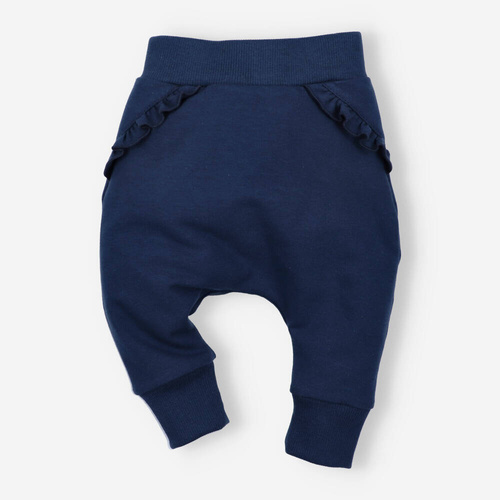 ABN-4518/GRASnini Спортен панталон от органичен памук, тъмносин