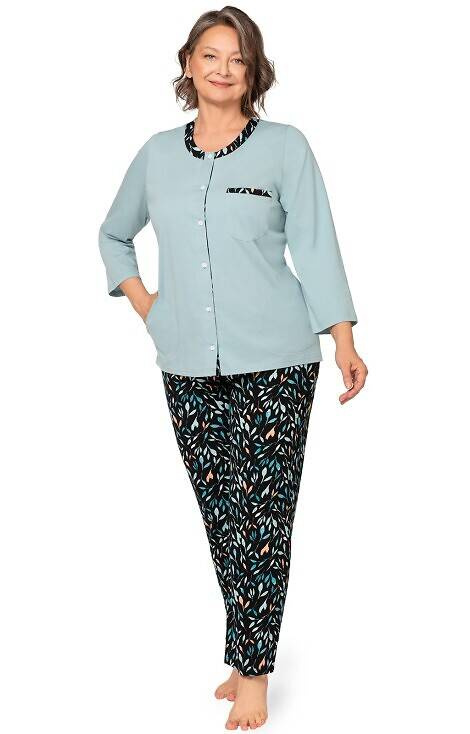 262 Olga II Дамска пижама 7/8 Martel - тюркоаз