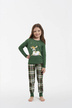 детска пижама зелена