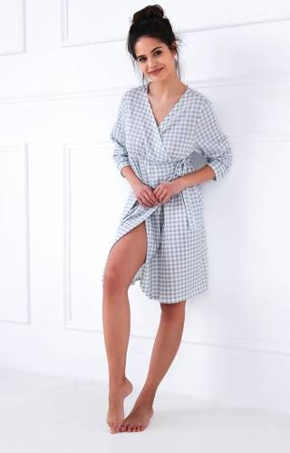 Sensis Дамски халат Octavia - сив