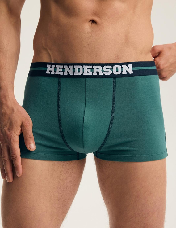 Мъжки боксерки Henderson 46098 Find2 2 броя, памучни с широка ластична лента с лого