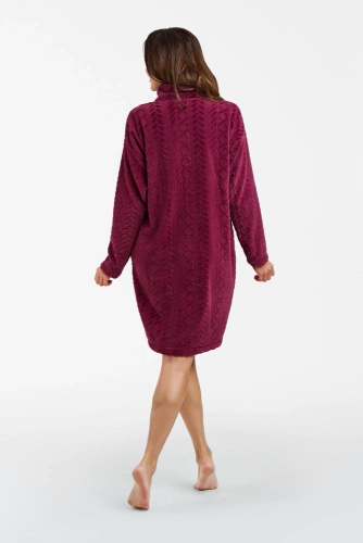 Дамски халат Rena Италианска мода - бордо