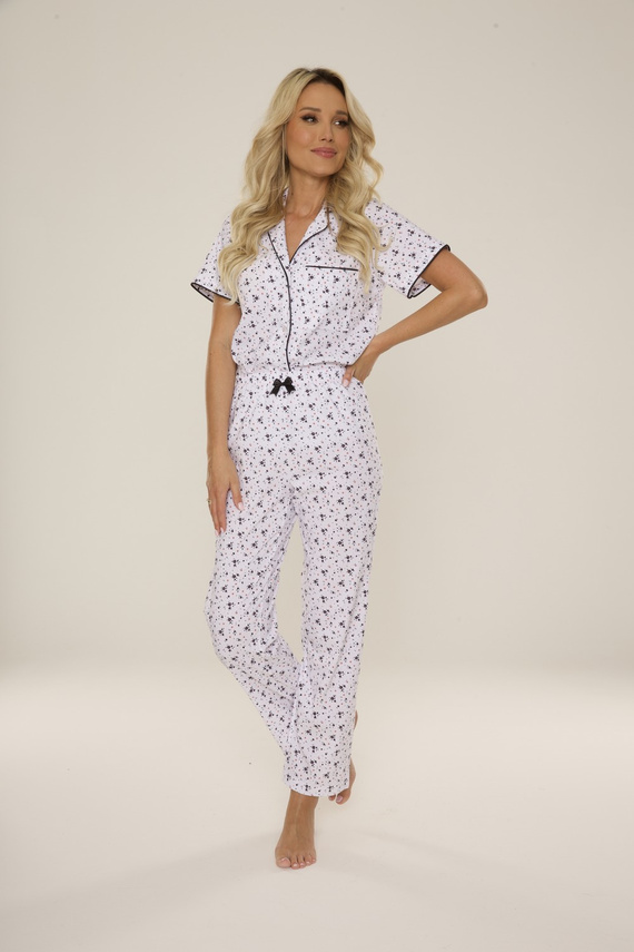 802 Shelby Дамска пижама De Lafense - връзка