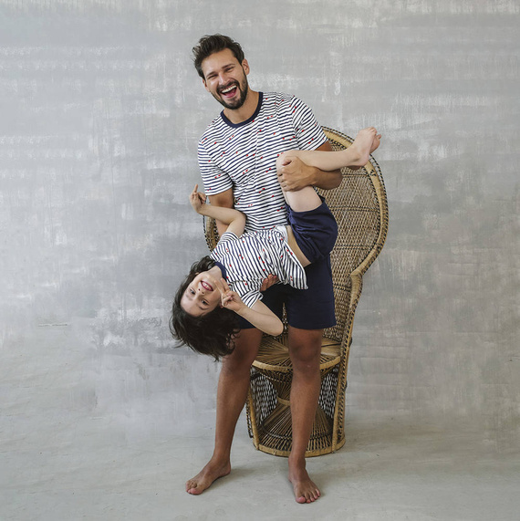 Korfu Пижама за момчета с къс ръкав и панталон Италианска мода - принт/зелено