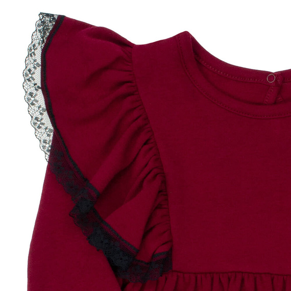 163178 Рокля за момиче "Магията на Коледа" Никол - бордо